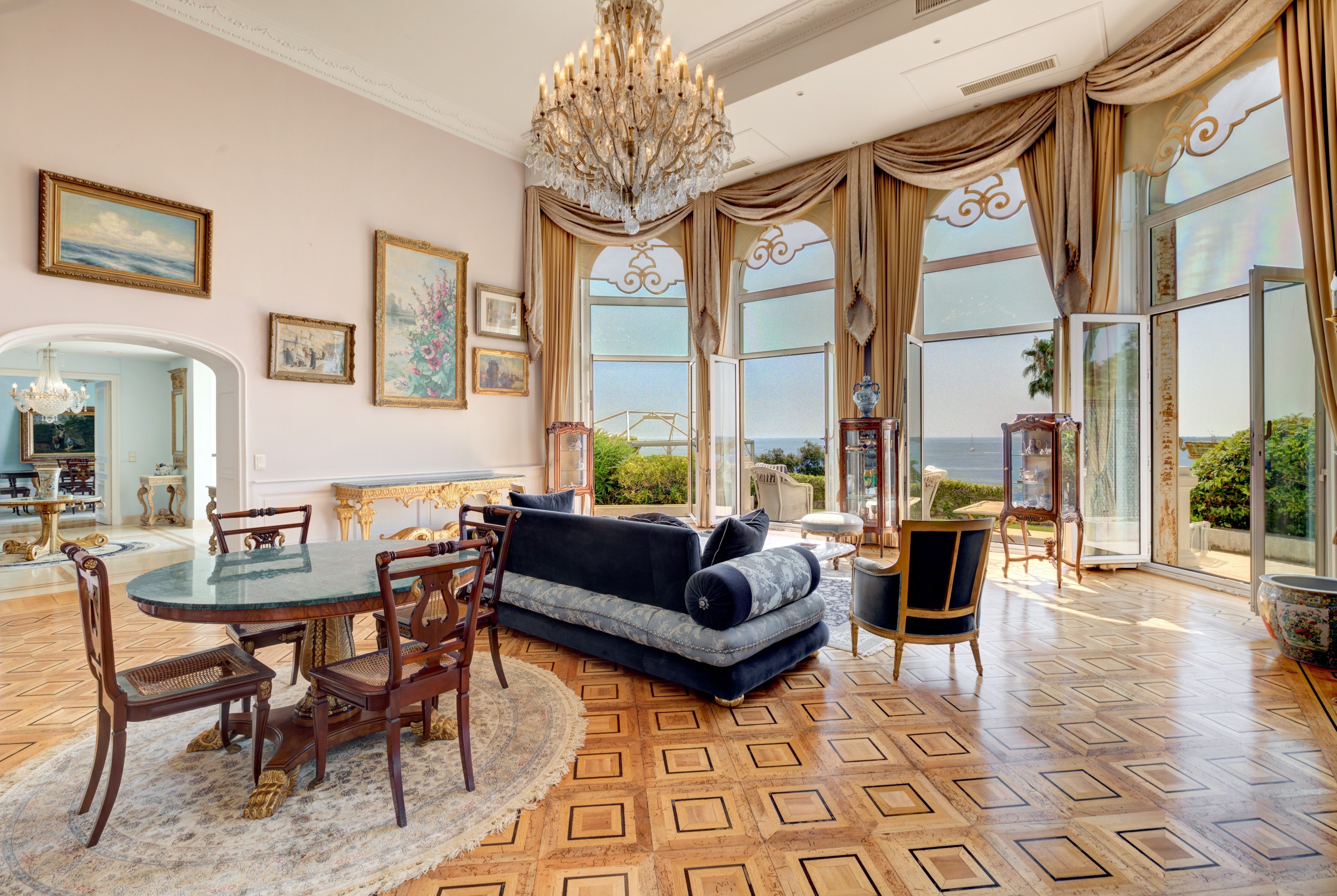  Luxury Cannes Apartment for Sale, Stunning Sea Views, Villa Menier, Private Pool - 物件實景