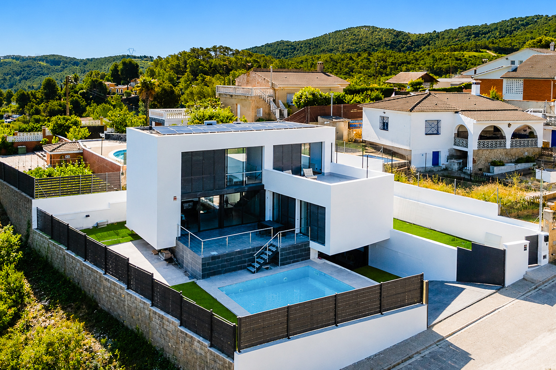  Designer house in the quiet Vora-Sitges urbanization, Canyelles. - 物件實景