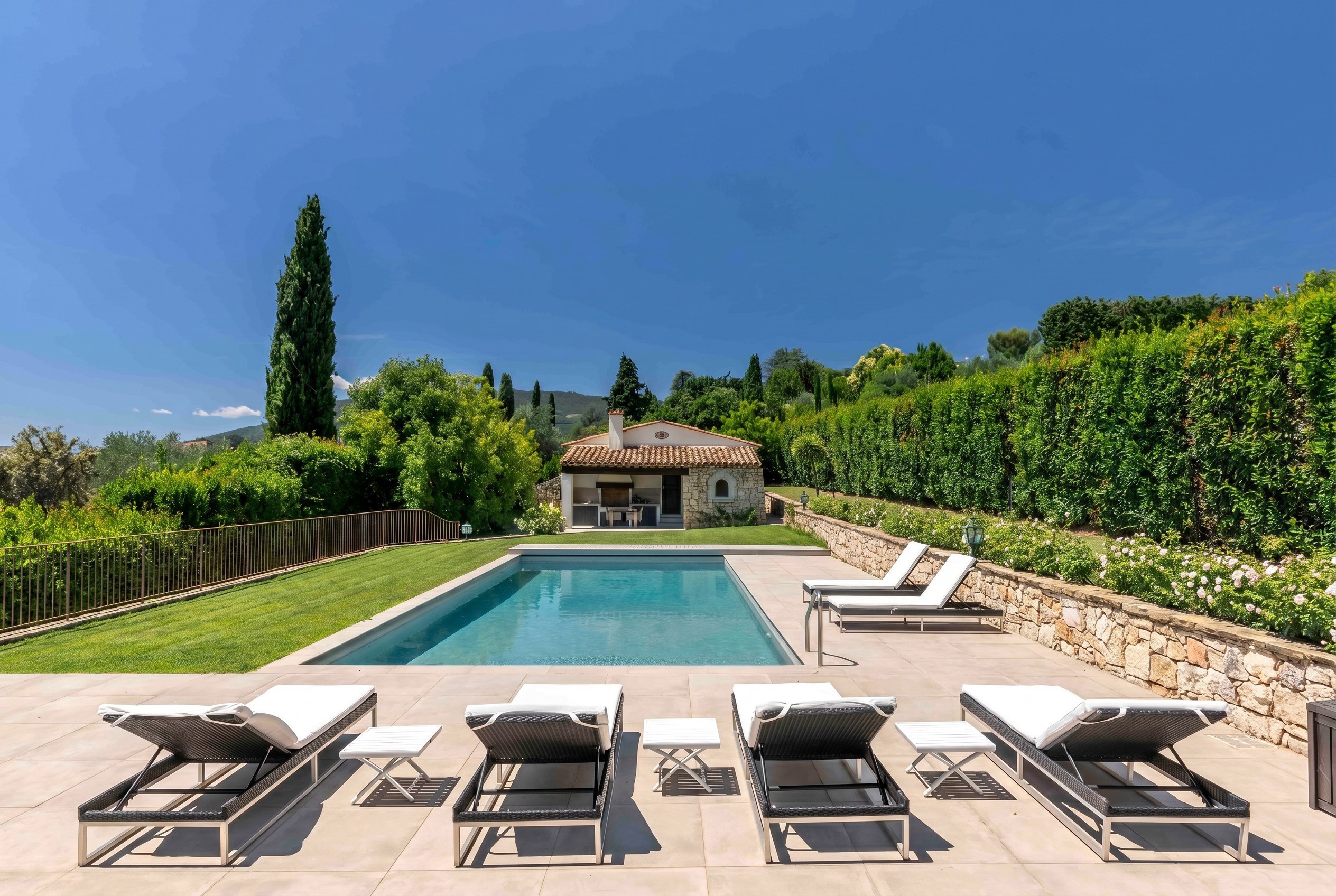  Châteauneuf de Grasse, character estate for sale, panoramic sea views, guest ho… - 物件實景