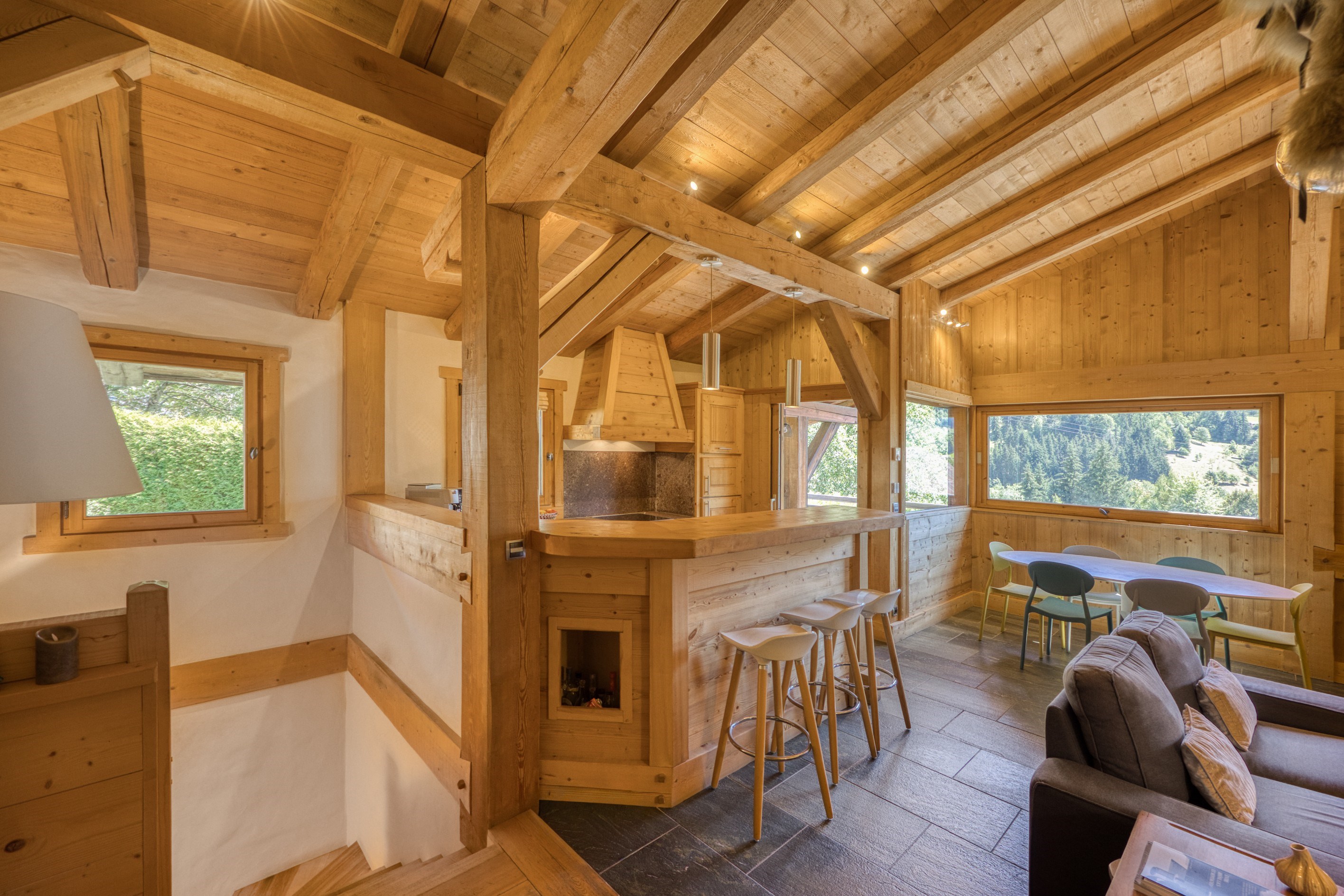  Chalet Louve in Megève — Rochebrune Views and South-Facing Aspect - 物件實景