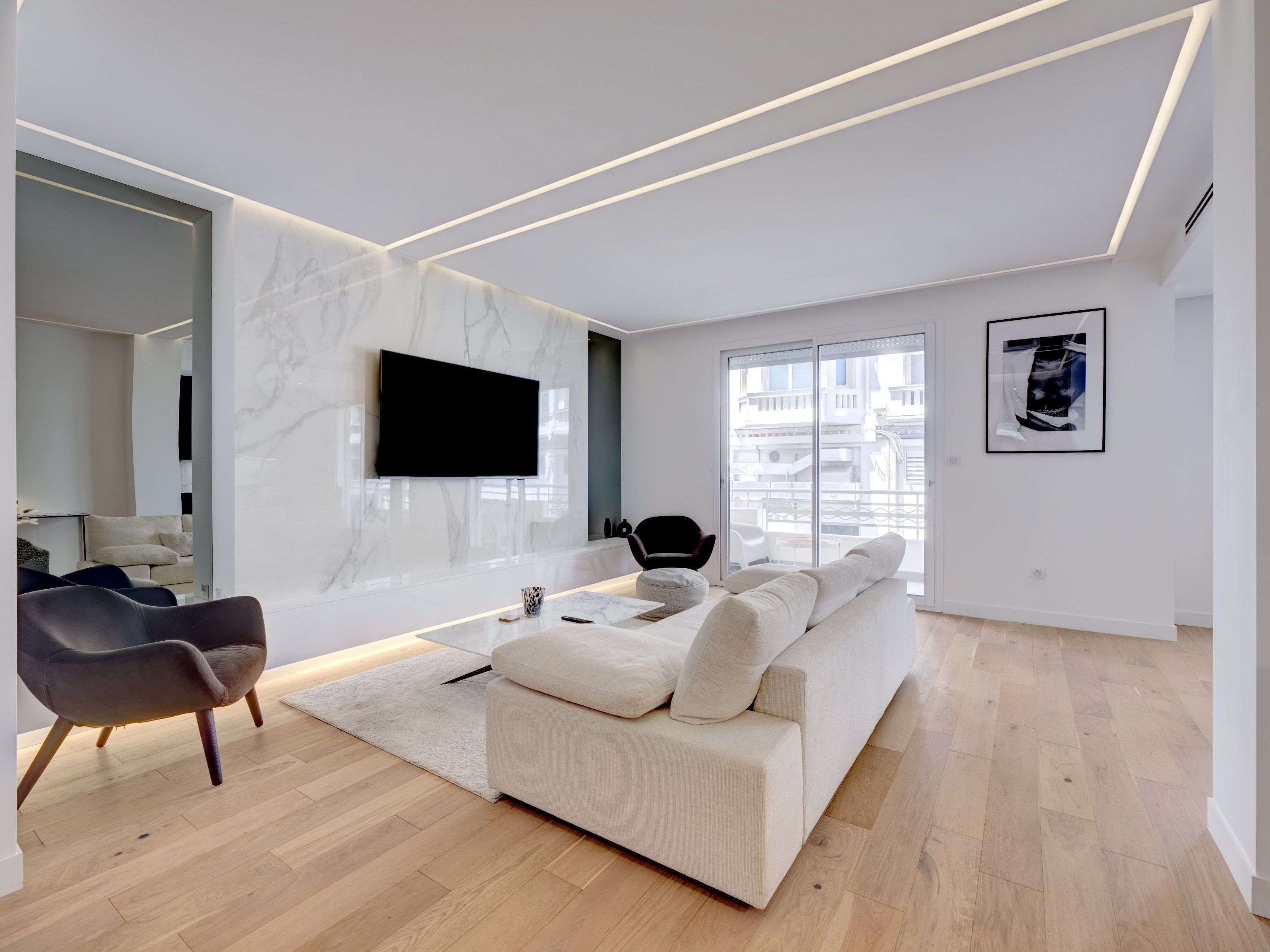 Renovated 2-bed apartment with sea view, near Hôtel Martinez - 物件實景
